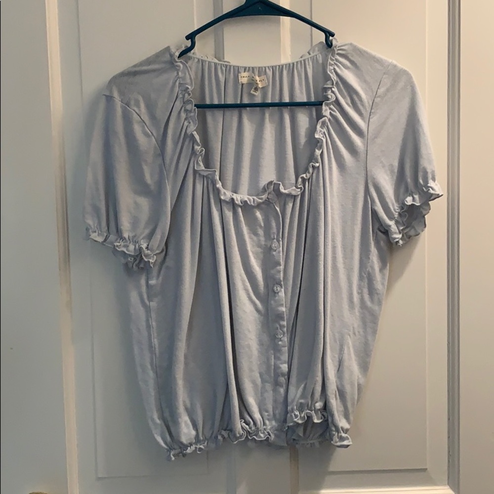 blue blouse